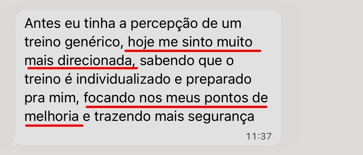 Depoimento de aluna sobre consultoria Team Netto
