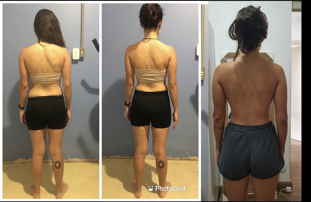 Antes e depois aluna Team Netto, treino online para mulheres